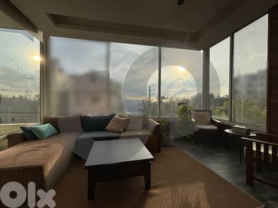 Fully furnished/Ballouneh/بلونة/Heating system/Maid's room/REF#NF01782