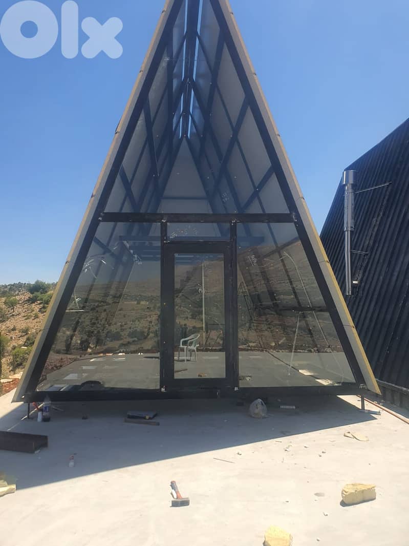 manufacture A SHAPE PREFAB HOUSE all size all design 0