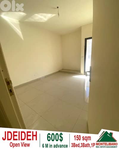 150 sqm Apartment For Rent in Jdeideh جديدة