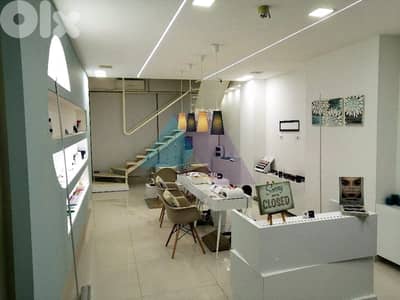 Main Street Equipped 80m2 store 4rent in Kaslik - محل في الكسليك
