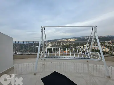 150 SQM Furnished Apartment in Mazraat Yachouh + Sea & Mountain View