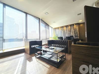RAO26-4846 Fully furnished office 107m for rent in Sin l Fil, $ 1,850