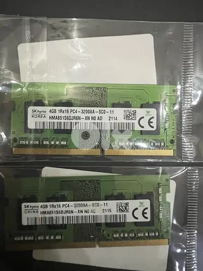 2xRams ddr4 4gb 3200 Notebook(Laptop)