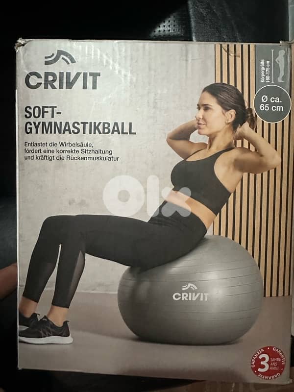 طابة CRIVIT Gym Ball Lidl 65cm 4