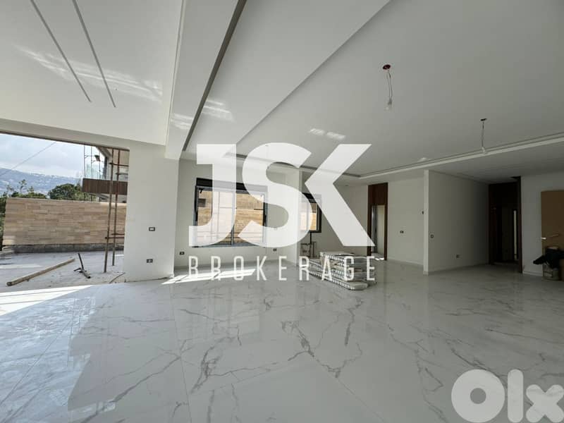 L20746 - Spacious New Apartment With Terrace For Sale in Baabdat 0
