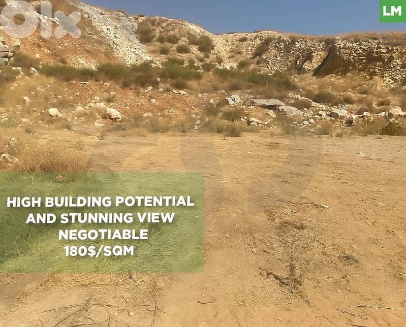 Strategic Land on Tarchich–Beirut Road - Dhour Zahle  REF#LM126434 0
