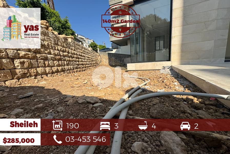 Sheileh 190m2 | 140m2 Garden | Brand New| Unlockable view |BA| 0