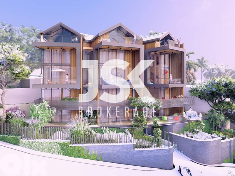 L20773 - Under Construction 2 Bedrooms Duplex Chalet For Sale in Fakra 0