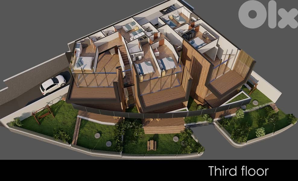 L20773 - Under Construction 2 Bedrooms Duplex Chalet For Sale in Fakra 3