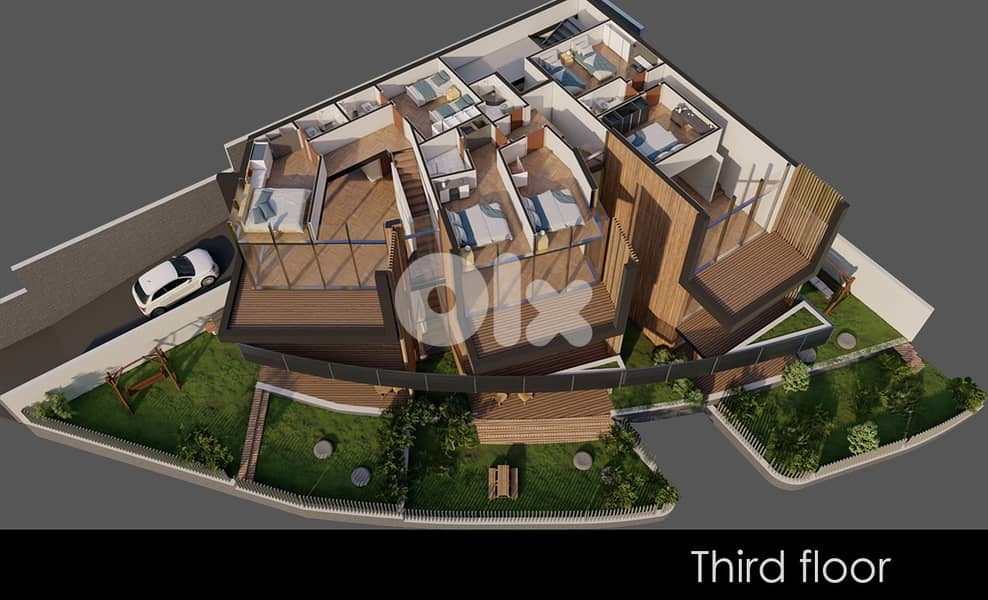 L20774-Under construction Duplex Chalet with Garden For Sale In Fakra 3