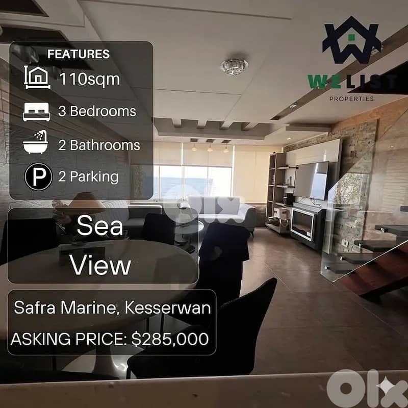 110sqm Duplex Chalet for sale in Safra Marine REF: MA25ACSM110250 0