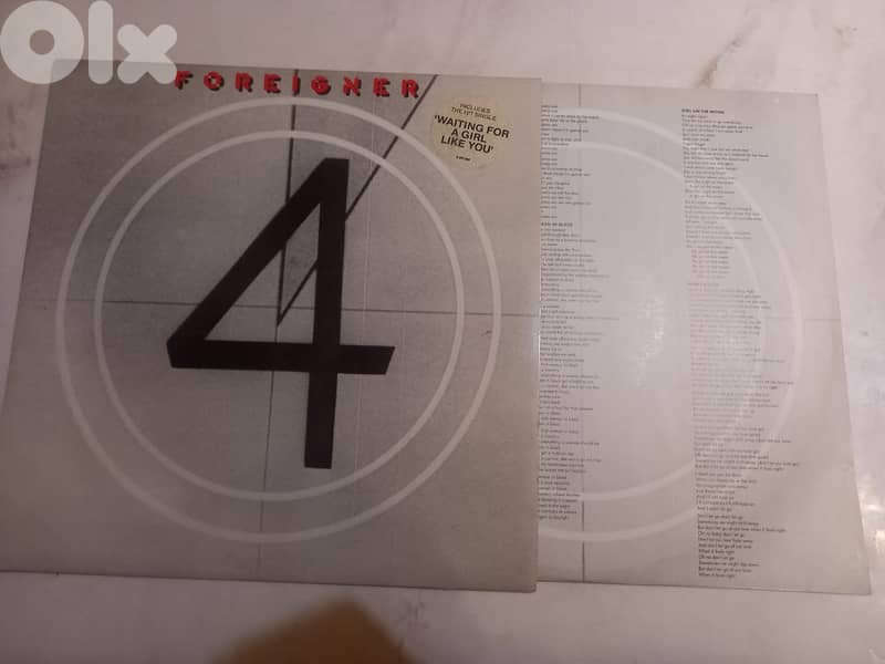 Foreigner ‎– 4 Vinyl, LP, Album 0