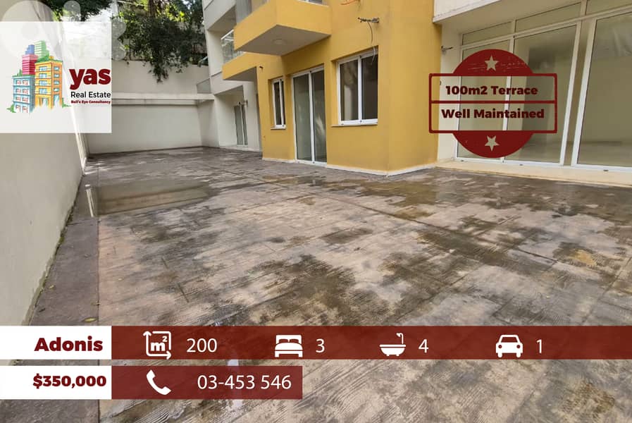 Adonis 200m2 | 100m2 Terrace | Well Maintained | MCH 0