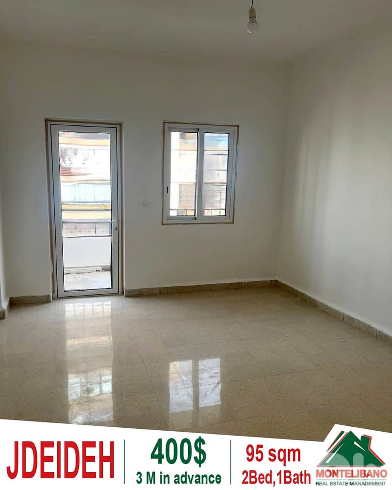 95 sqm Apartment For Rent in Jdeideh جديدة 0