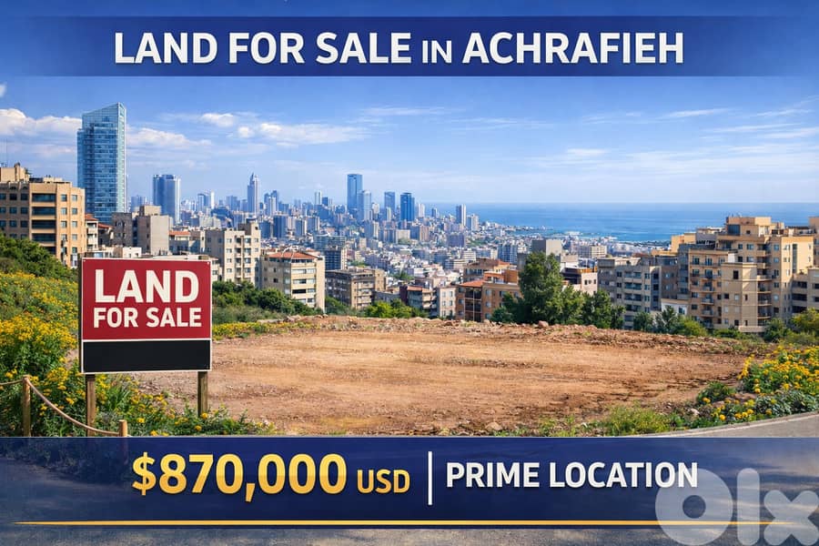 Prime Land for Sale In Achrafieh, Beirut ach0189dpst 0