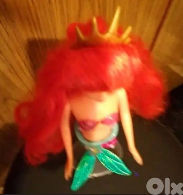 ARIEL THE LITTLE MERMAID Simba still good doll flexi plastic tail=22$ 3