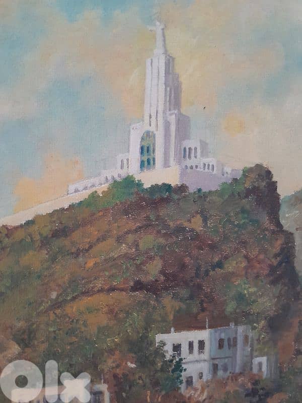 Rare Nahr kalb landmark by Russian Orientalist George Aleef 5