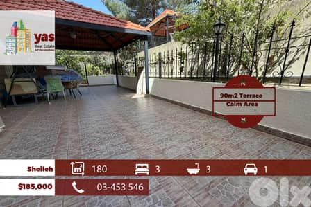 Sheileh 180m2 | 90m2 Garden | Decorated | Calm Area | EL/MCH