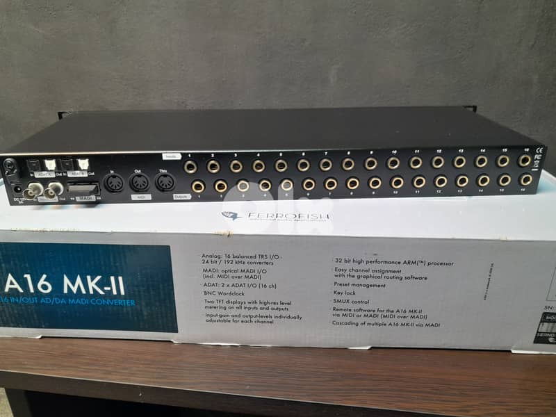 RME Ferrofish A16 MkII AD/DA Converter 2