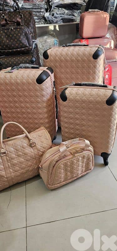 Swiss Leather Suitcases sets travel bags luggage 81_539-225 0
