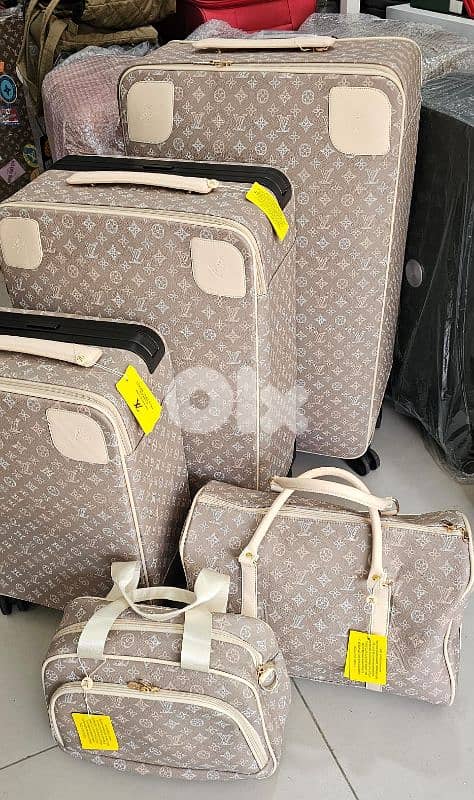 Swiss Made Real leather set suitcases luggage travel bags 8I-539-225 0