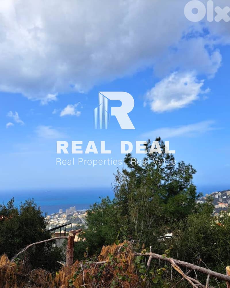 Land for sale in kfarehbab , with open sea view (Reduced price) 0