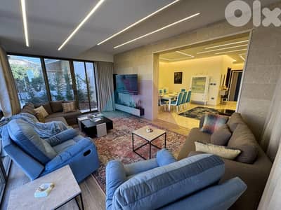 Furnished 170m2 apartment+terrace+sea view 4sale in Hboub-شقة في حبوب