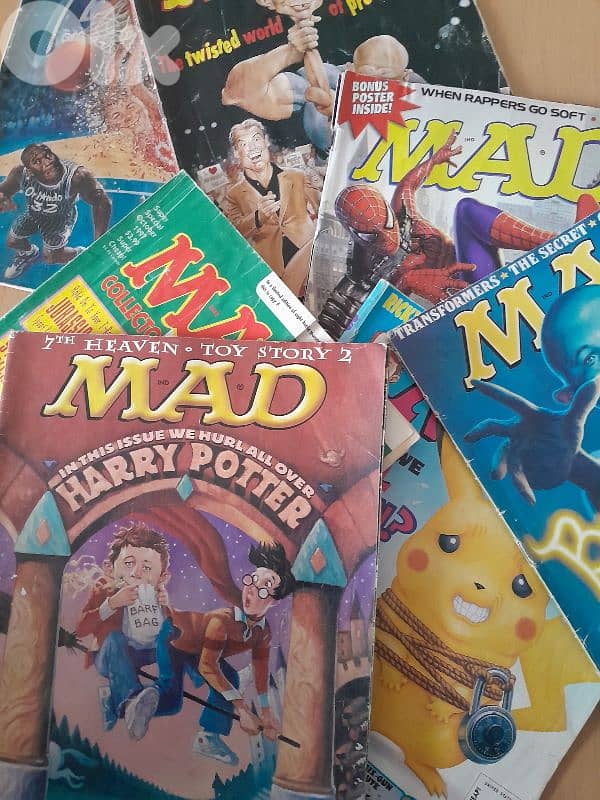 vintage 7 MAD magazines very. complete. 0