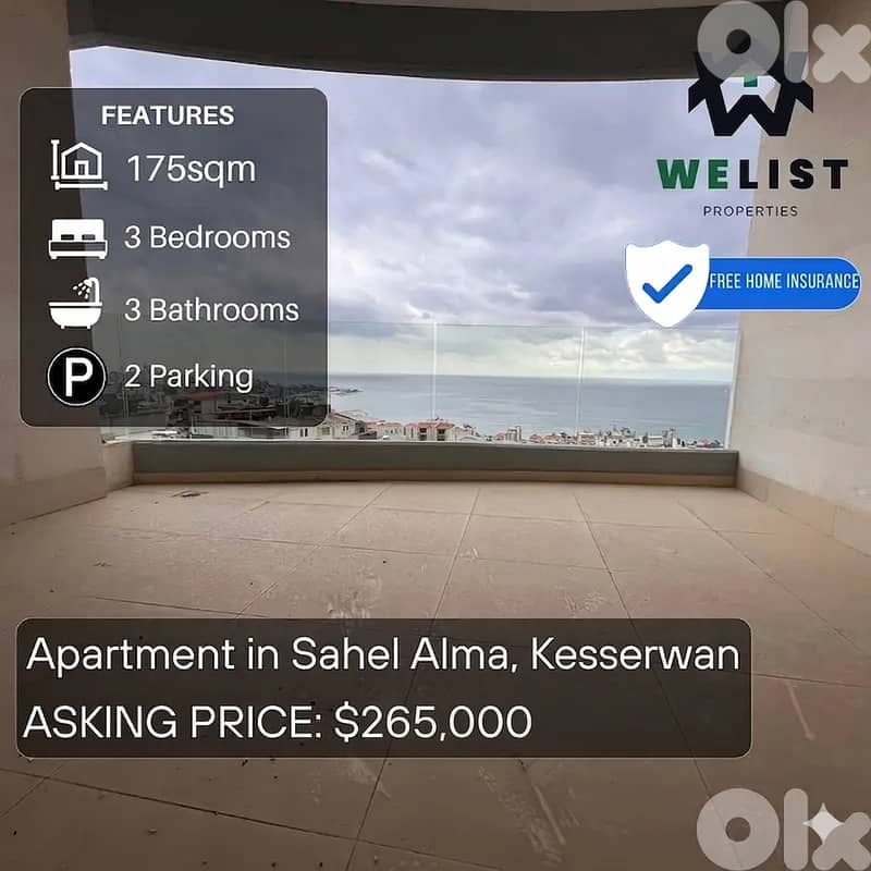 Apartment for sale in Sahel Alma - Jounieh, Kesserwan 0