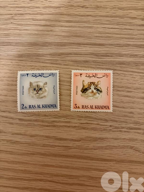 Vintage Cat Stamps 0