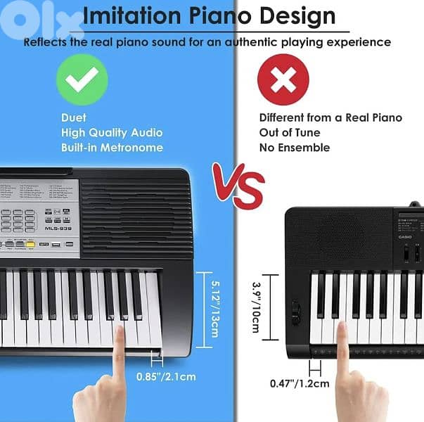 Femor 61 Key Digital Piano Keyboard + Recording Function/5$ delivery 2