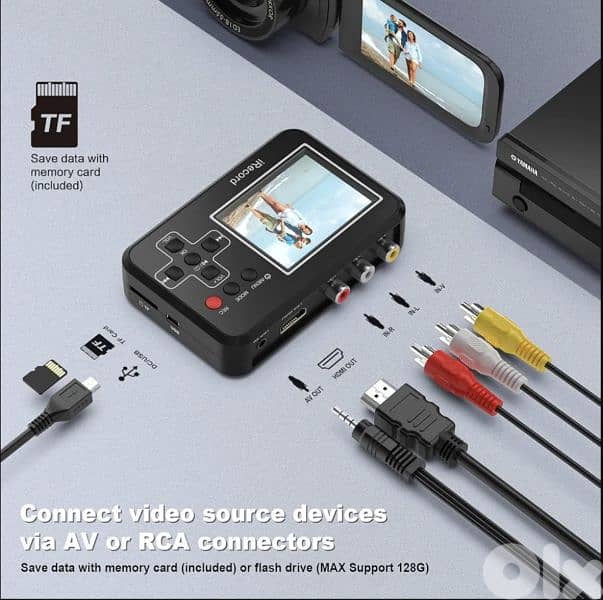 DIGITNOW Video Capture Vhs to Digital Converter Records Video Tapes. 1
