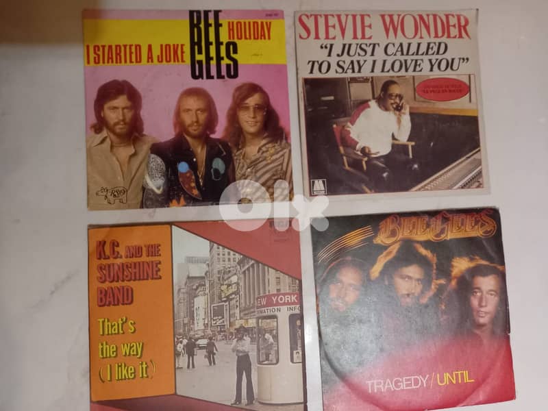 45t 7" vinyl collection any for 6$ 8