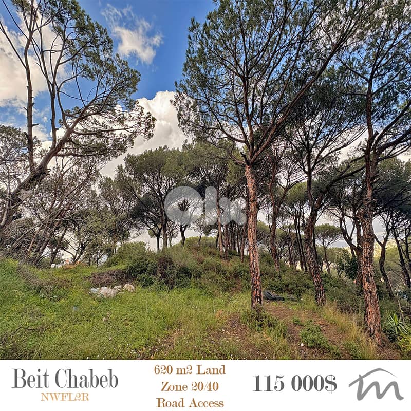 Beit Chabeb | 620m² Land | Road Access | 20/40 | Catchy Investment 0
