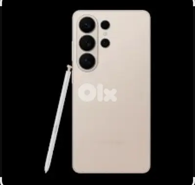 s26 ultra ، استعمال خفيف ، ذهبي ، كفالة ، مع اغراضه .