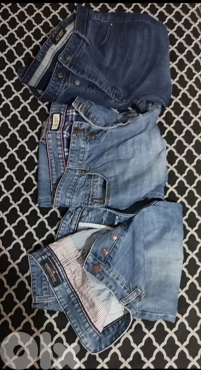 3 jeans pants like new size double X