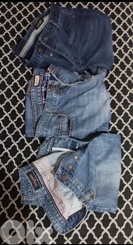 3 jeans pants like new size double X 0