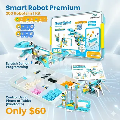 Makerzoid Smart Robot Premium ( ROBOTECH JR )