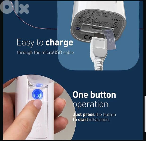 mini Air 360+ Portable Inhaler Mesh Nebulizer- Adults & Children 6