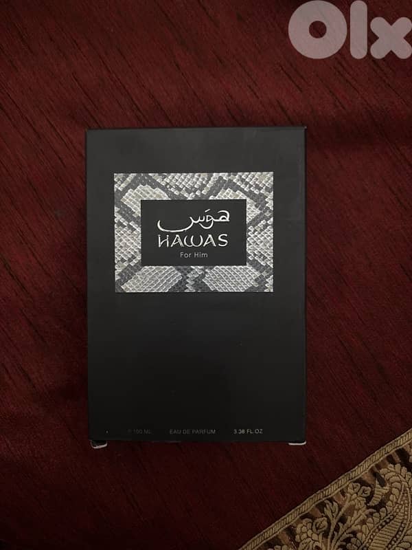 Hawas for Him original open box (2 sprays used only) 0