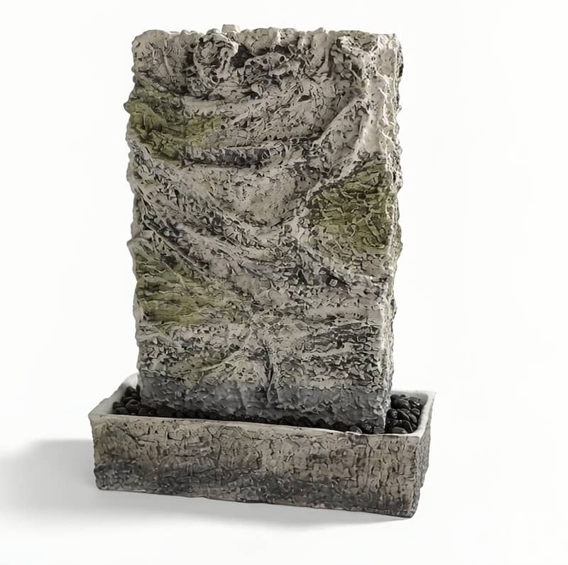concrete fountain waterfall 0