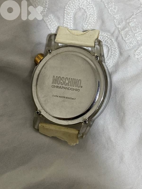 Vintage Moschino Cheap and Chic•Transparent Jelly Case•Crystal Dial 2