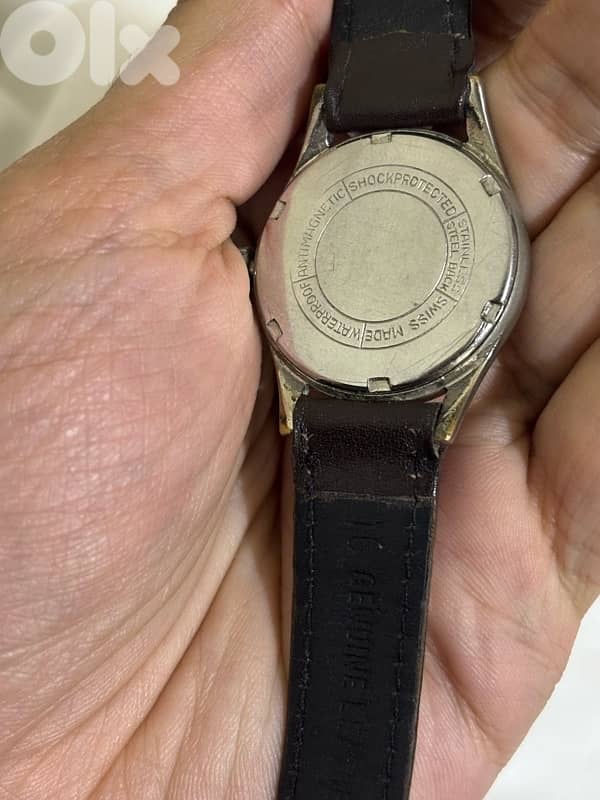 Vintage Rare Swiss Manual Wind Watch•FHF 73-4 Mvnt•Bullseye Dial•1950s 2