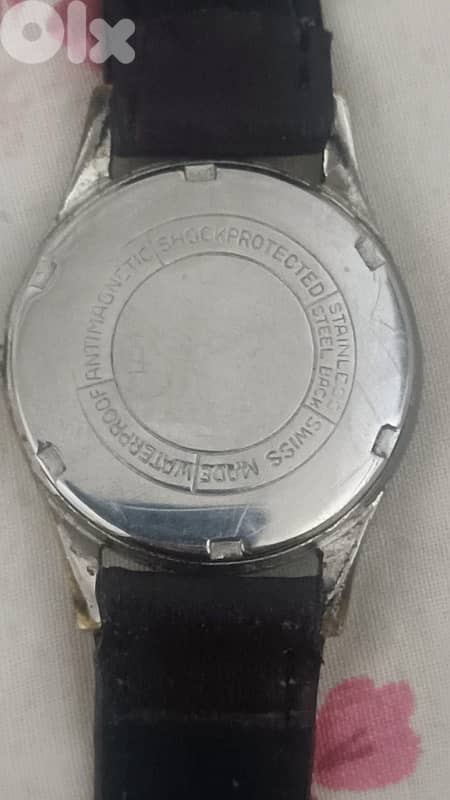 Vintage Rare Swiss Manual Wind Watch•FHF 73-4 Mvnt•Bullseye Dial•1950s 5