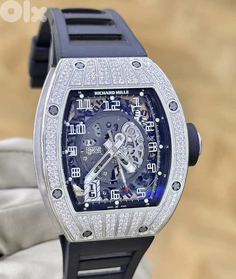Richard Mille RM 010 White Gold with Diamonds 0