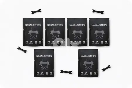6 packs ( 180 pieces ) 44$ Nasal strips