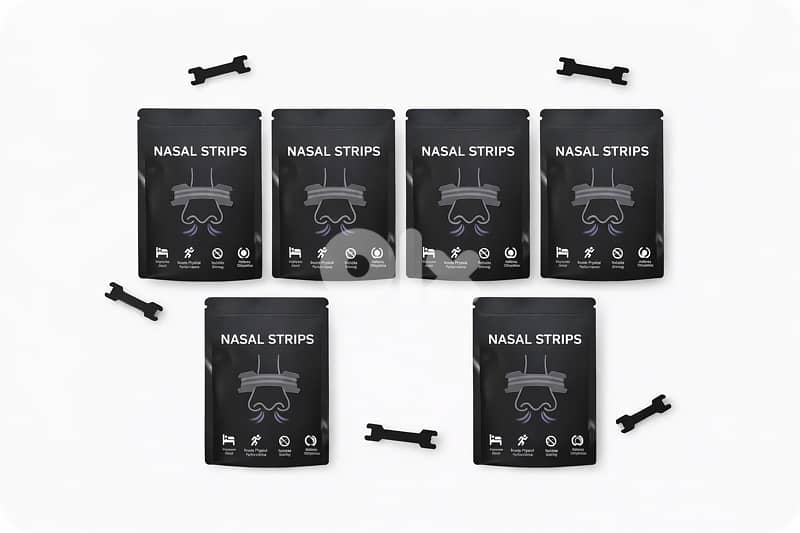 6 packs ( 180 pieces ) 50$ Nasal strips 0