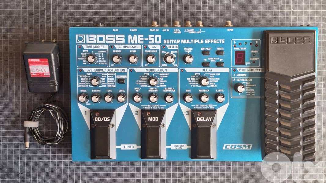 Boss ME-50 pedal board 0