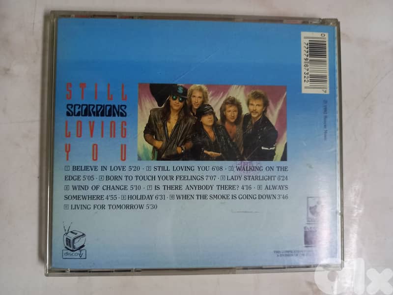 Scorpions Still Loving You CD 2