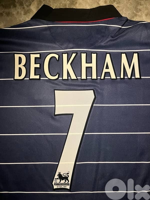 Manchester United Beckham 7 away umbro sharp kit 8